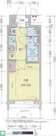 プレサンス新栄ユリシスの物件間取画像